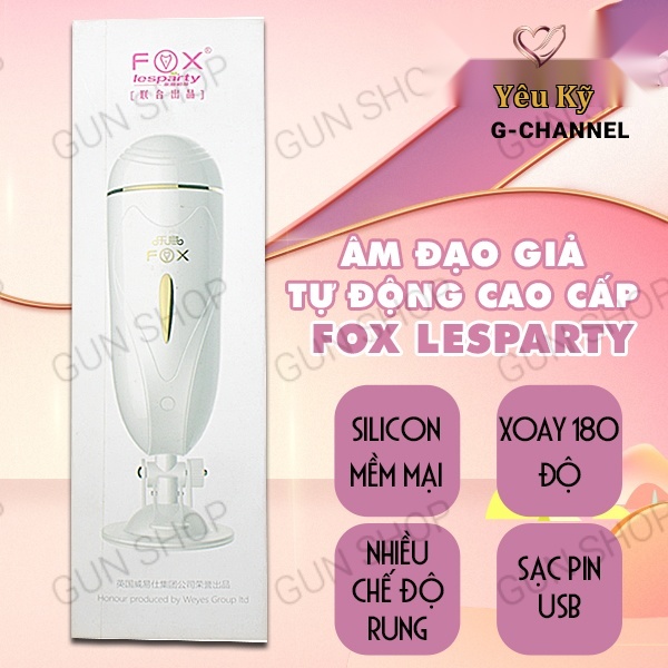 Âm đạo giả tự động cao cấp Fox Lesparty - Ảnh 3