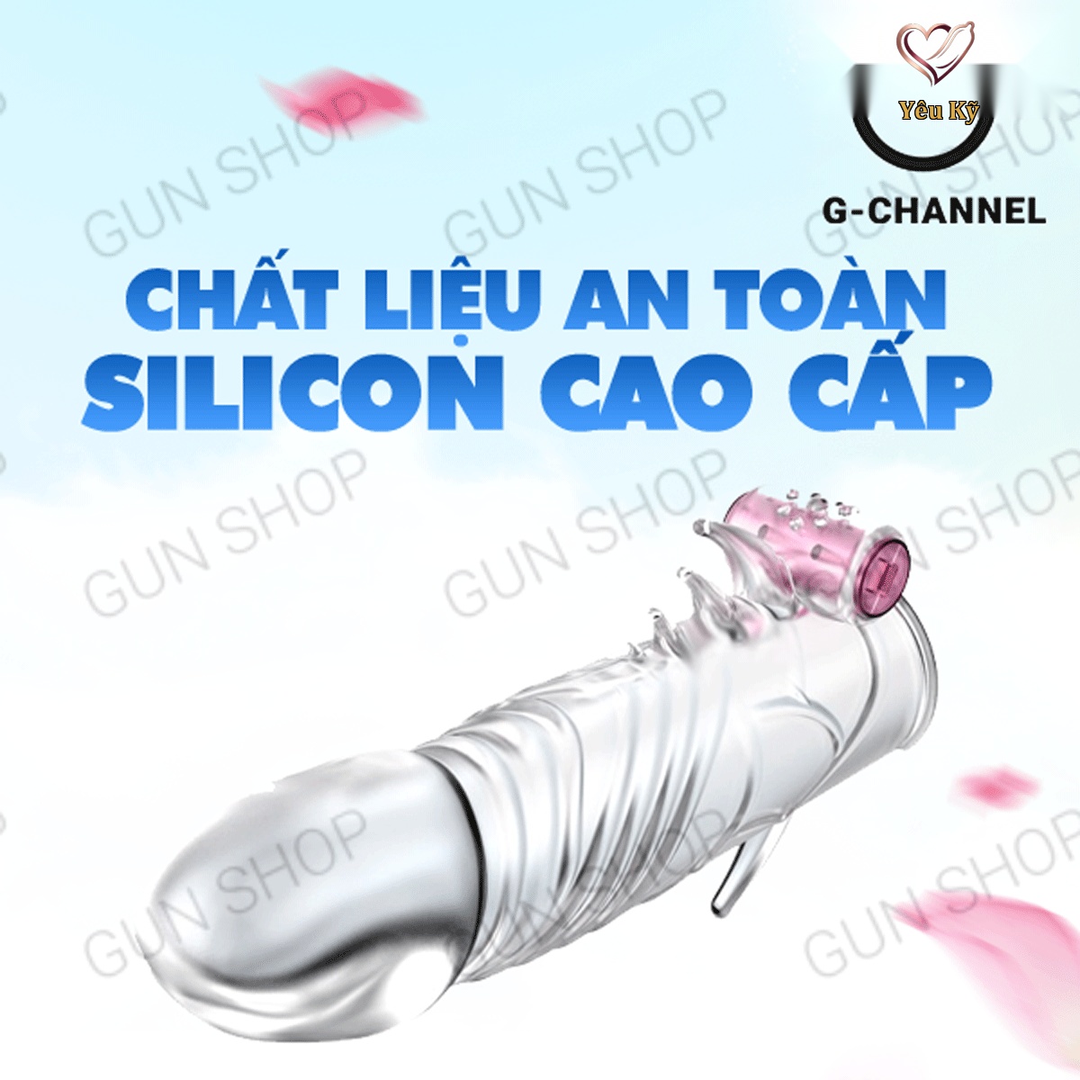 Bao cao su đôn dên rung Baile Sleeve Cock Ring - Ảnh 5