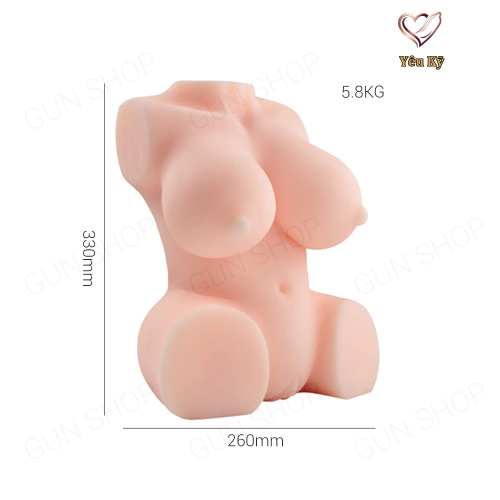 Búp bê tình dục bán thân silicon Sex Dolls Long Love 5.8kg - Ảnh 2