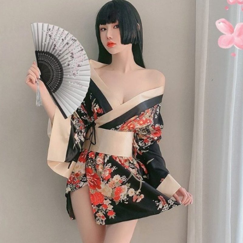 Thời trang sexy cosplay Kimono Nhật Bản cao cấp