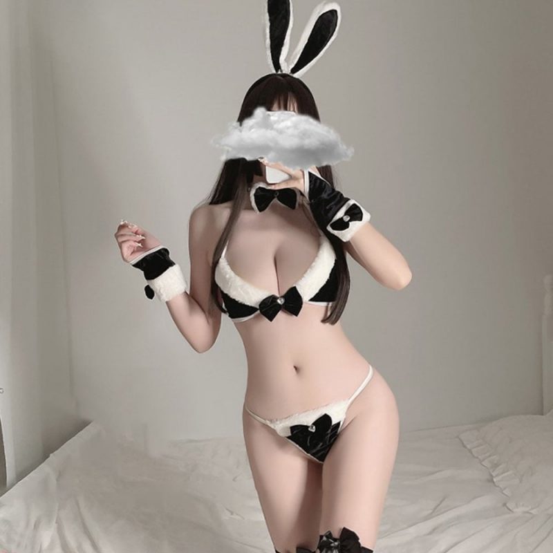 Thời trang sexy cosplay nàng thỏ bông đáng yêu