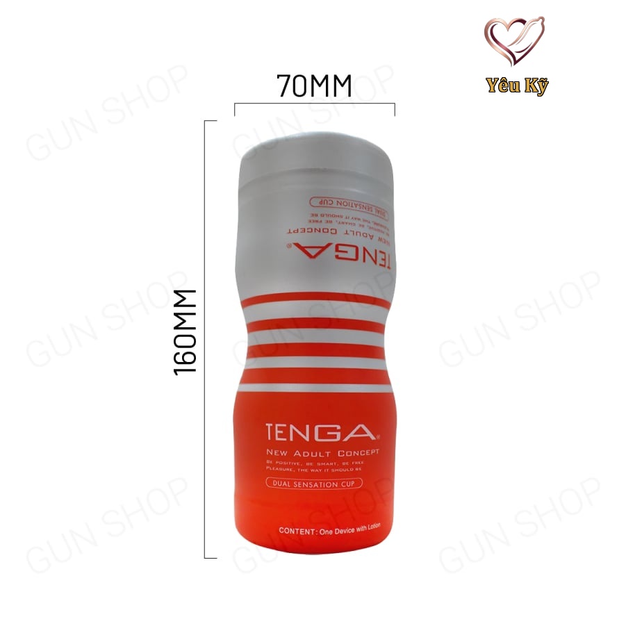 Âm đạo giả 2 đầu Tenga Dual Sensation Cup - Ảnh 2