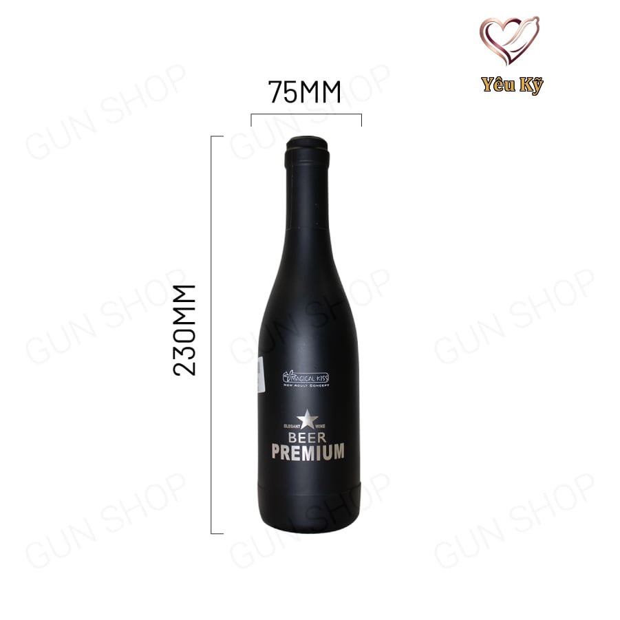 Âm đạo giả Magical Kiss Beer Premium Black - Ảnh 2
