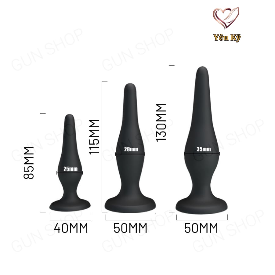 Bộ dụng cụ kích thích hậu môn Pretty Love Mini Anal Kit - Ảnh 2