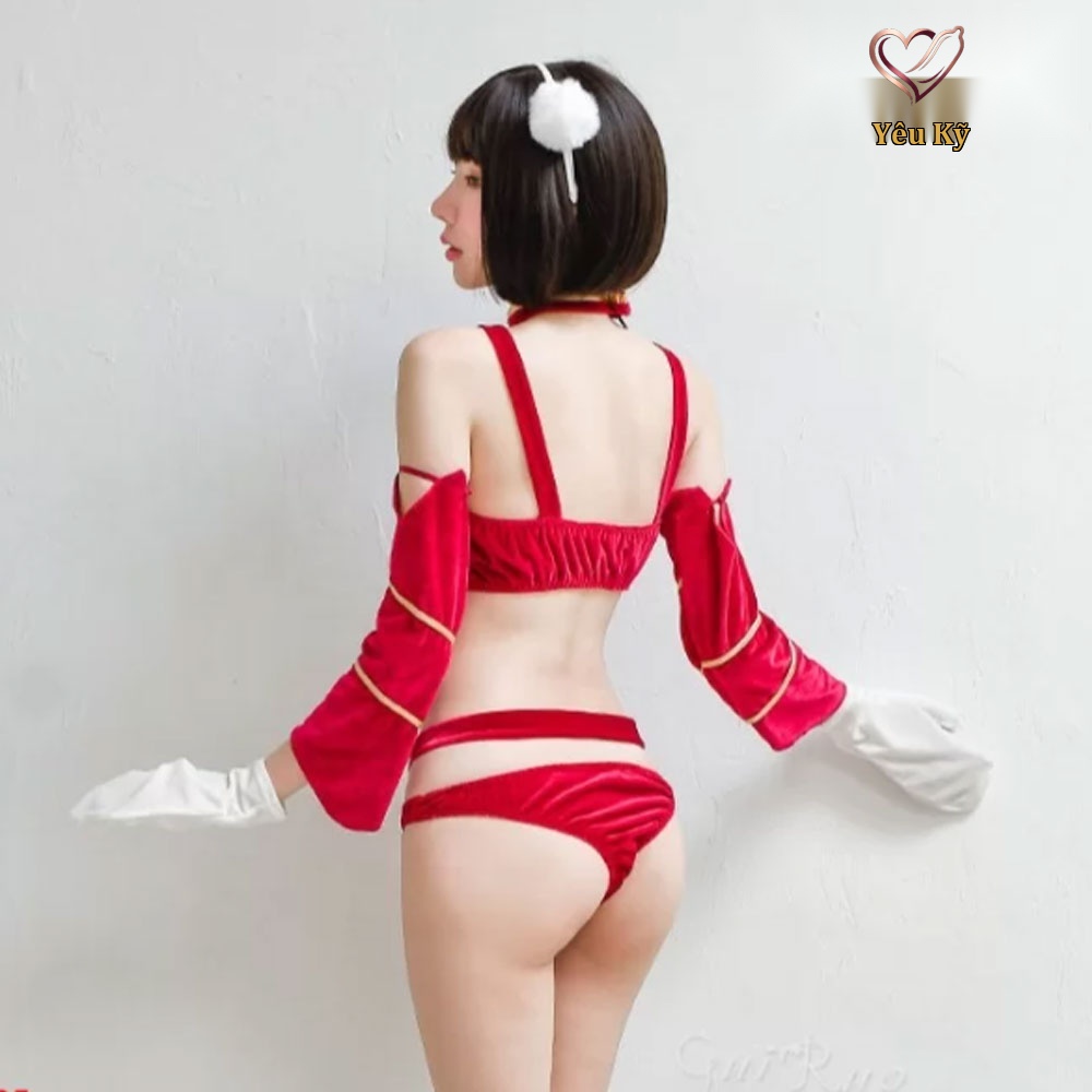 Thời trang sexy cosplay bé gấu đỏ gợi cảm NT23 - Ảnh 2