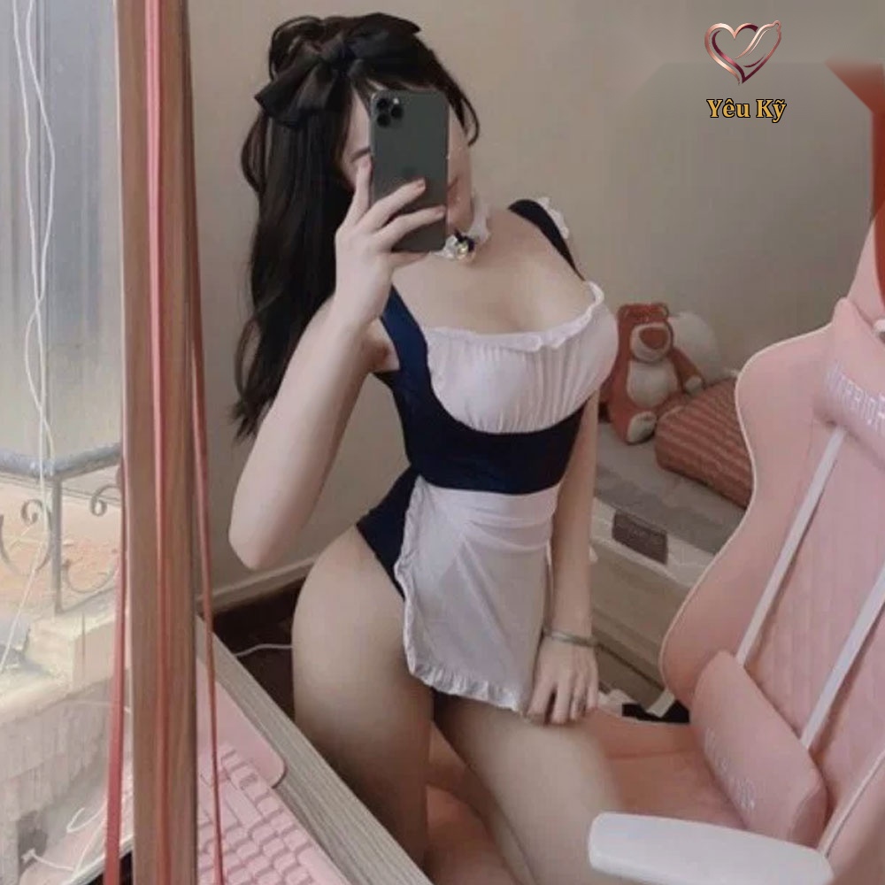 Thời trang sexy cosplay cô giúp việc nóng bỏng HG15 - Ảnh 2