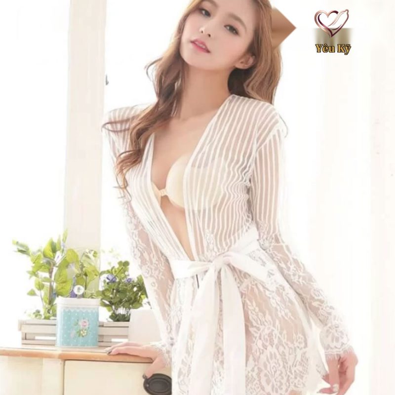 Choàng ngủ ren xuyên thấu