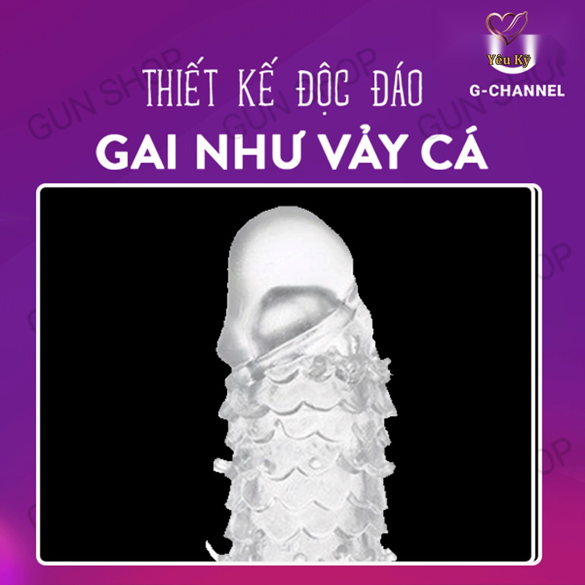 Bao cao su đôn dên Baile Vảy cá - Ảnh 4