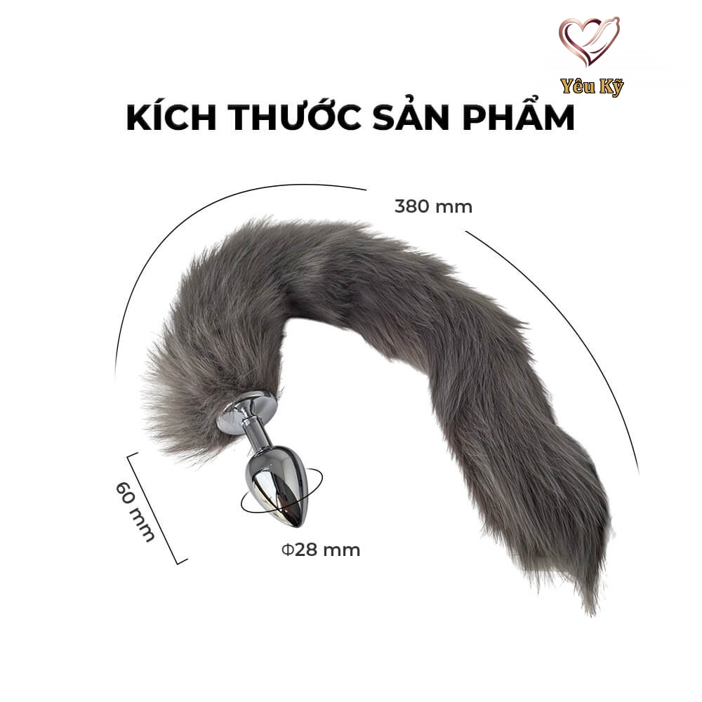 Đuôi cáo inox gắn hậu môn - Ảnh 2