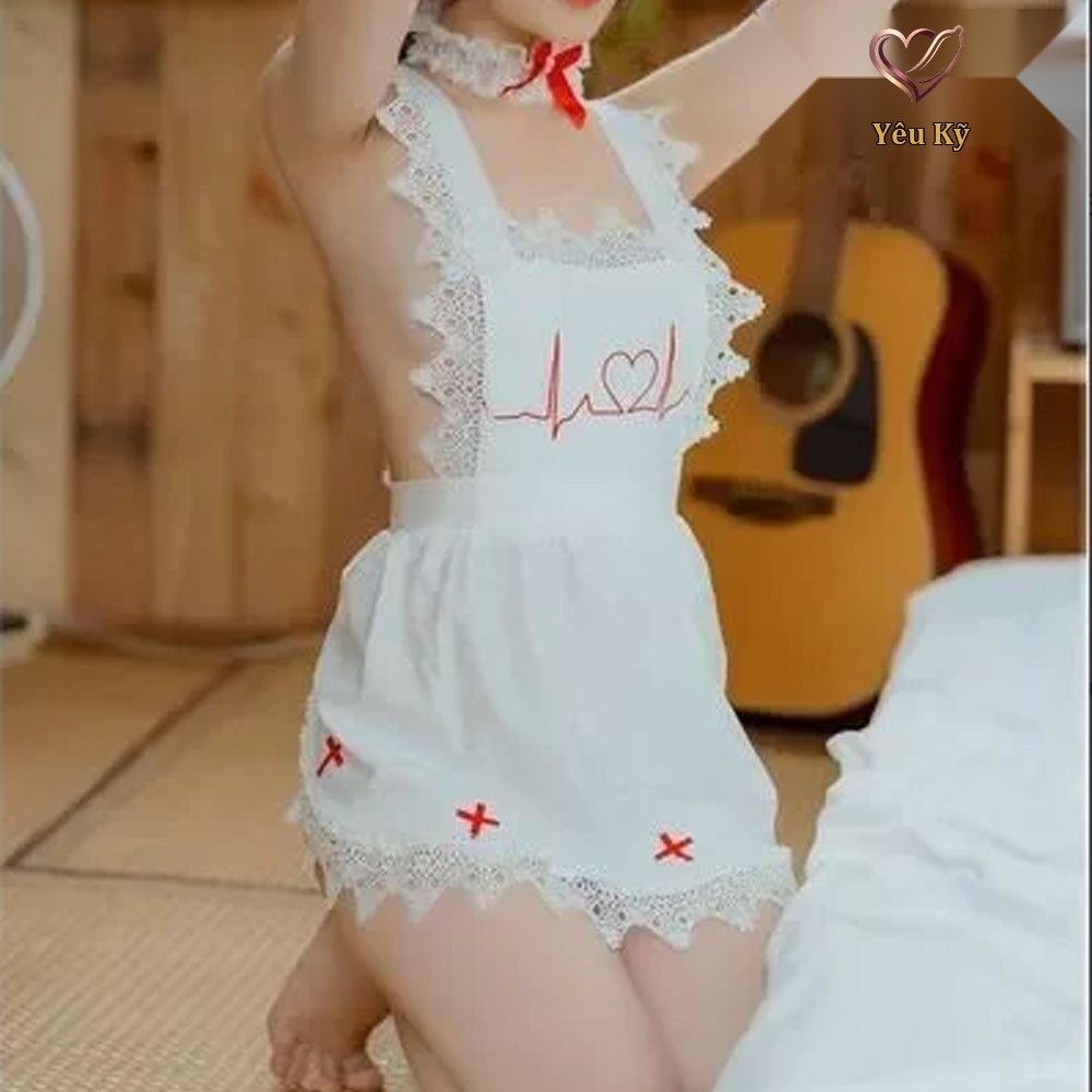 Thời trang sexy cosplay nữ y tá gợi cảm YT05 - Ảnh 2