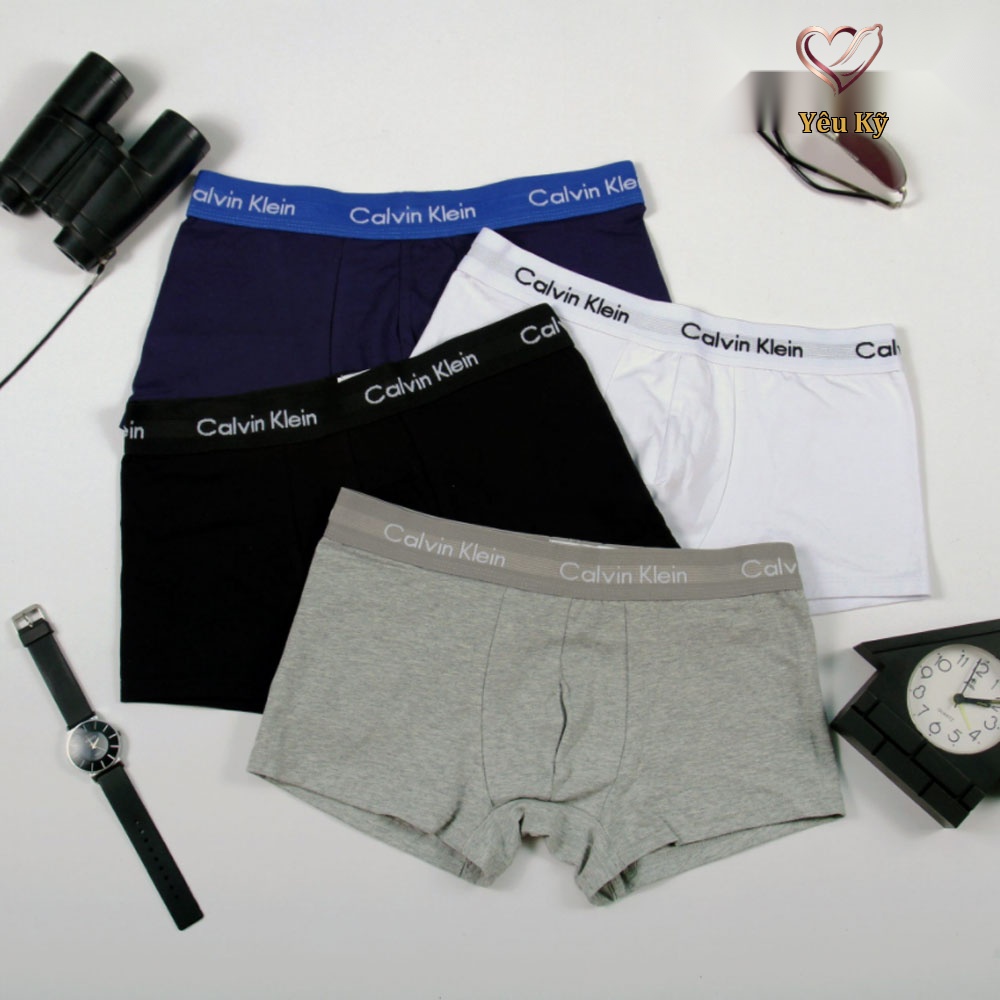 Quần lót Boxer Calvin Klein chính hãng - Đen - Ảnh 4