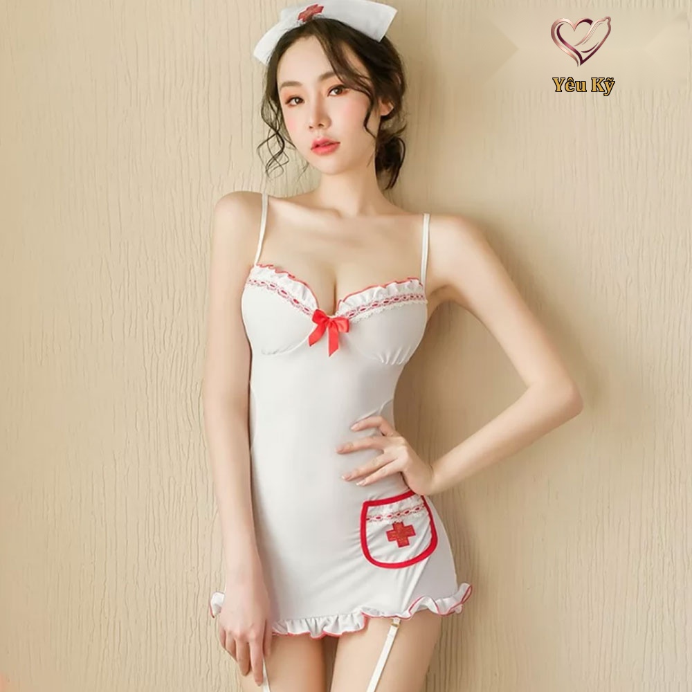 Thời trang sexy cosplay nữ y tá gợi cảm YT09 - Ảnh 3