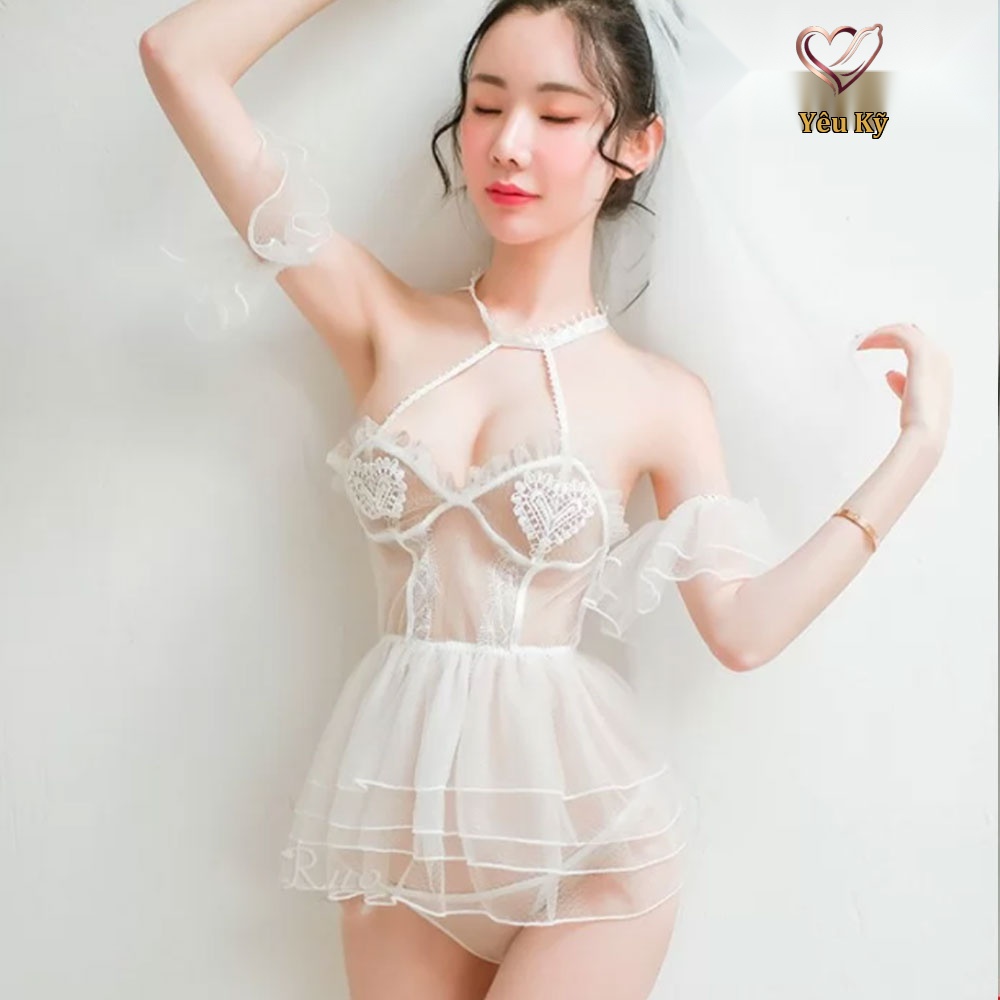 Thời trang sexy cosplay cô dâu đáng yêu CD02 - Ảnh 3