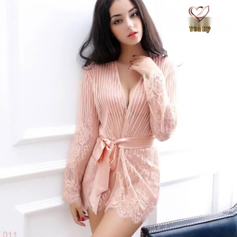 Choàng ngủ ren xuyên thấu
