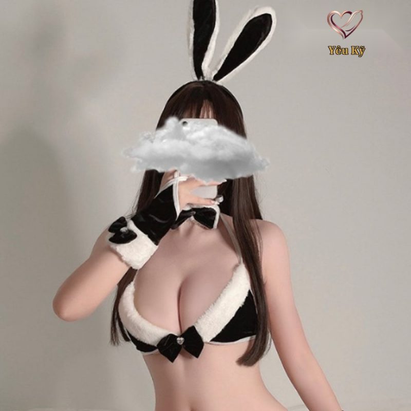 Thời trang sexy cosplay nàng thỏ bông đáng yêu