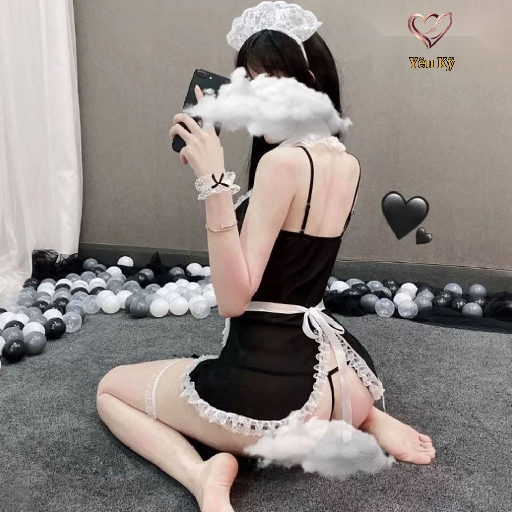 Thời trang sexy cosplay hầu gái siêu cưng HG24 - Ảnh 4