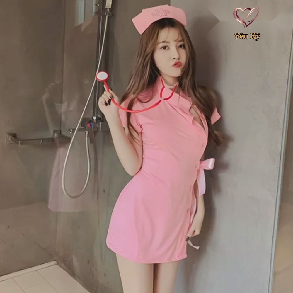 Thời trang sexy cosplay nữ y tá gợi cảm YT06 - Ảnh 4