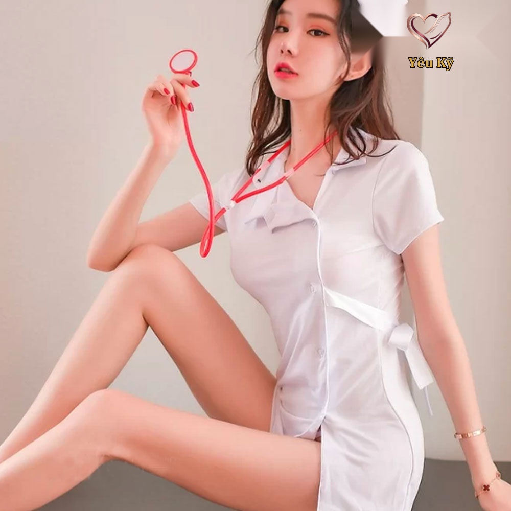 Thời trang sexy cosplay nữ y tá gợi cảm YT01 - Ảnh 5