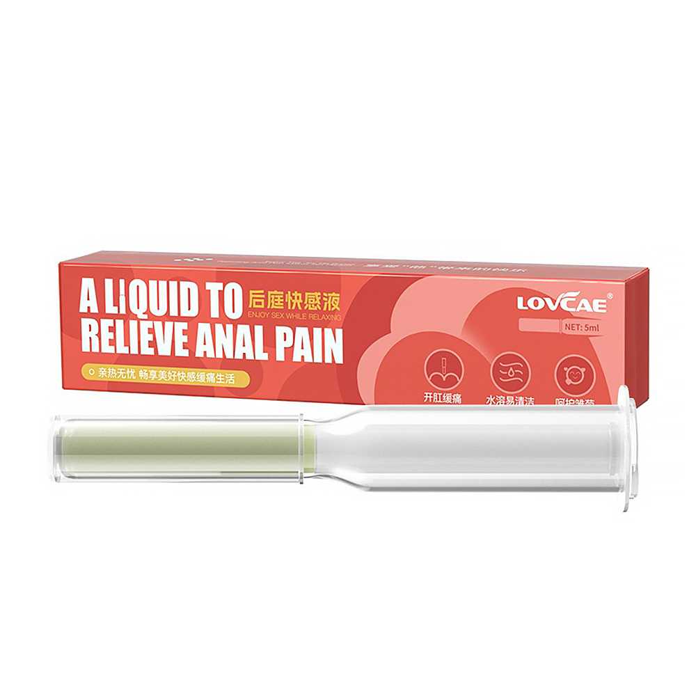 Gel bôi trơn ống bơm Lovcae Anal - Giảm đau quan hệ hậu môn - Ống 5ml