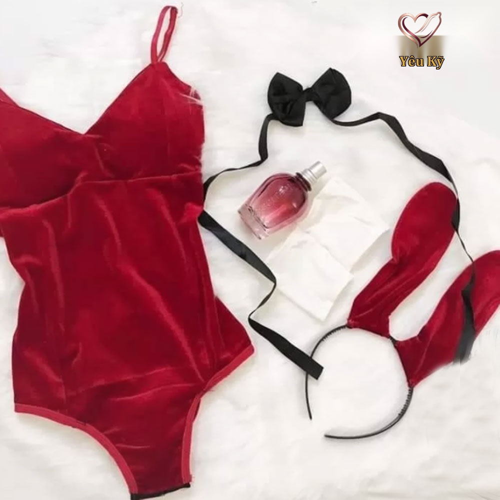 Thời trang sexy cosplay nàng thỏ đỏ đáng yêu NT27 - Ảnh 5