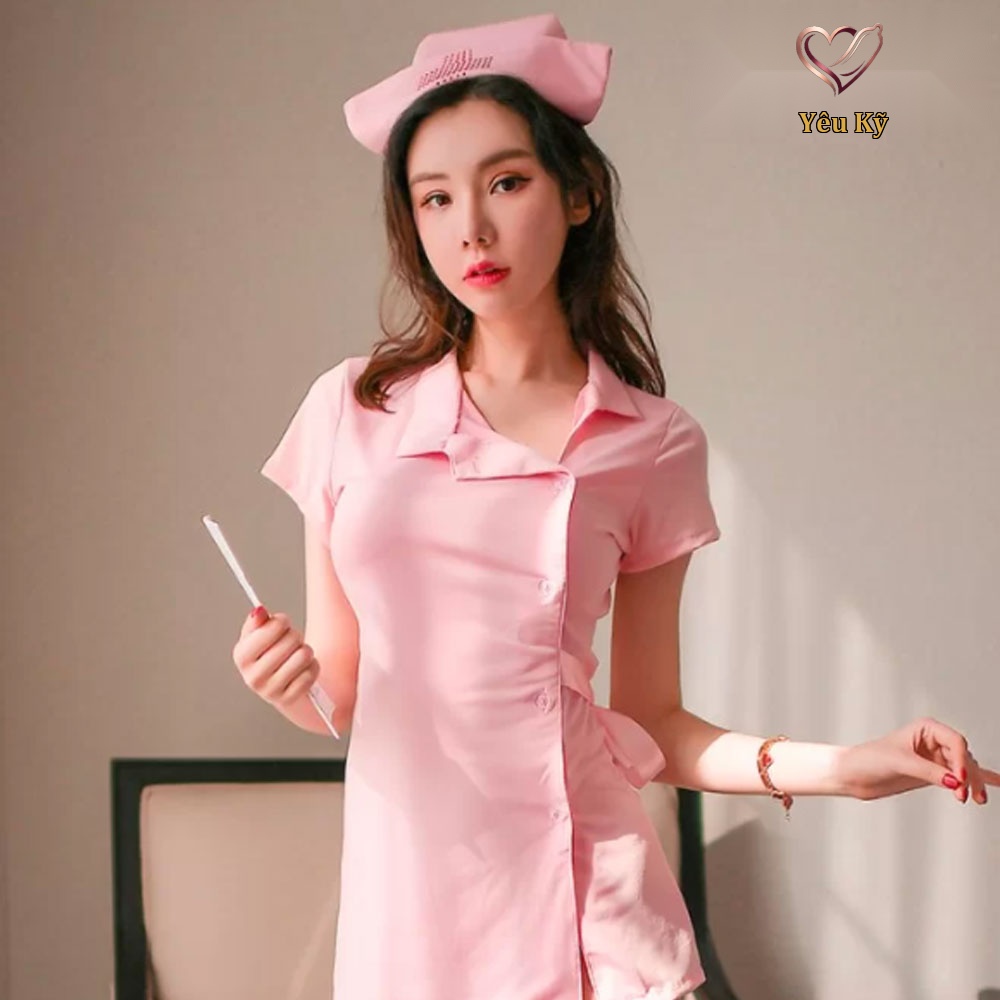 Thời trang sexy cosplay nữ y tá gợi cảm YT06 - Ảnh 5