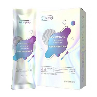 Gel bôi trơn ống bơm Duai Hyaluronic Acid - Dưỡng ẩm, se khít, không mùi - Hộp 7 ống