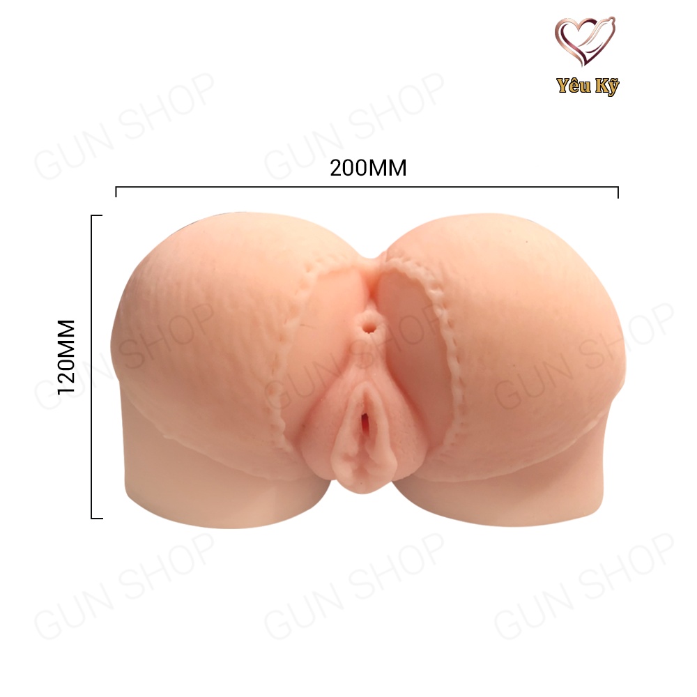 Mông giả kèm âm đạo & hậu môn silicon Sex Dolls Long Love A 1.2kg - Ảnh 2