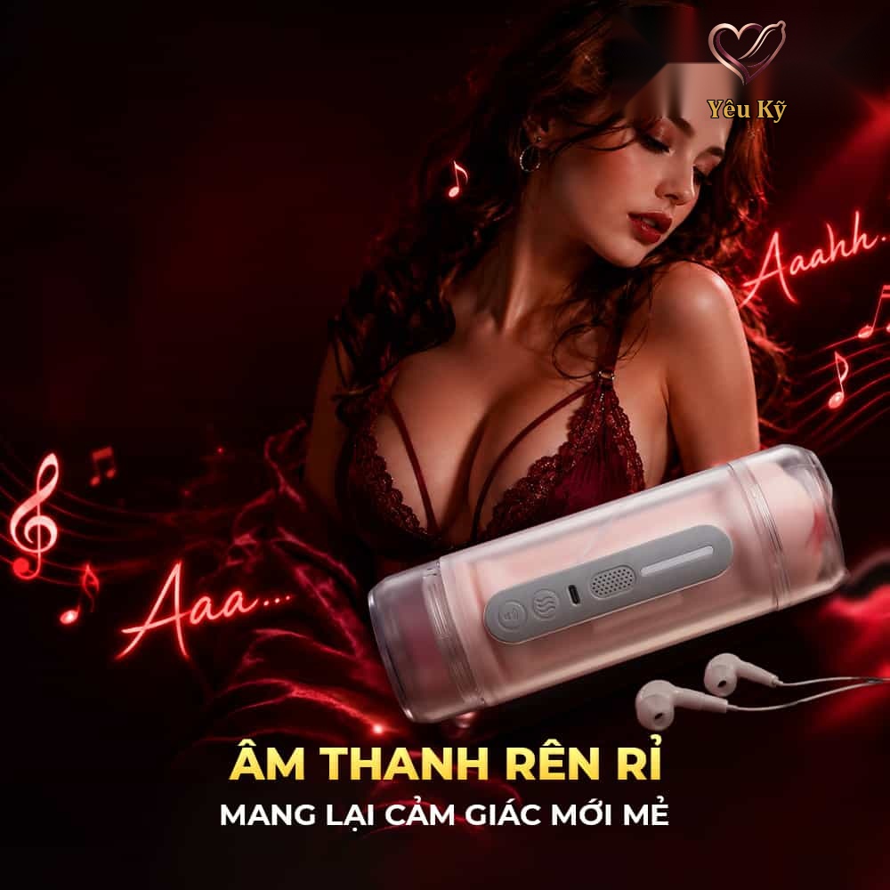Âm đạo giả 2 đầu Jiuai Holy Grail Cup Red - Ảnh 5