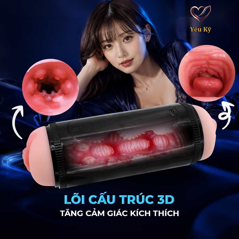 Âm đạo giả 2 đầu Jiuai Jiba Pro - Ảnh 5