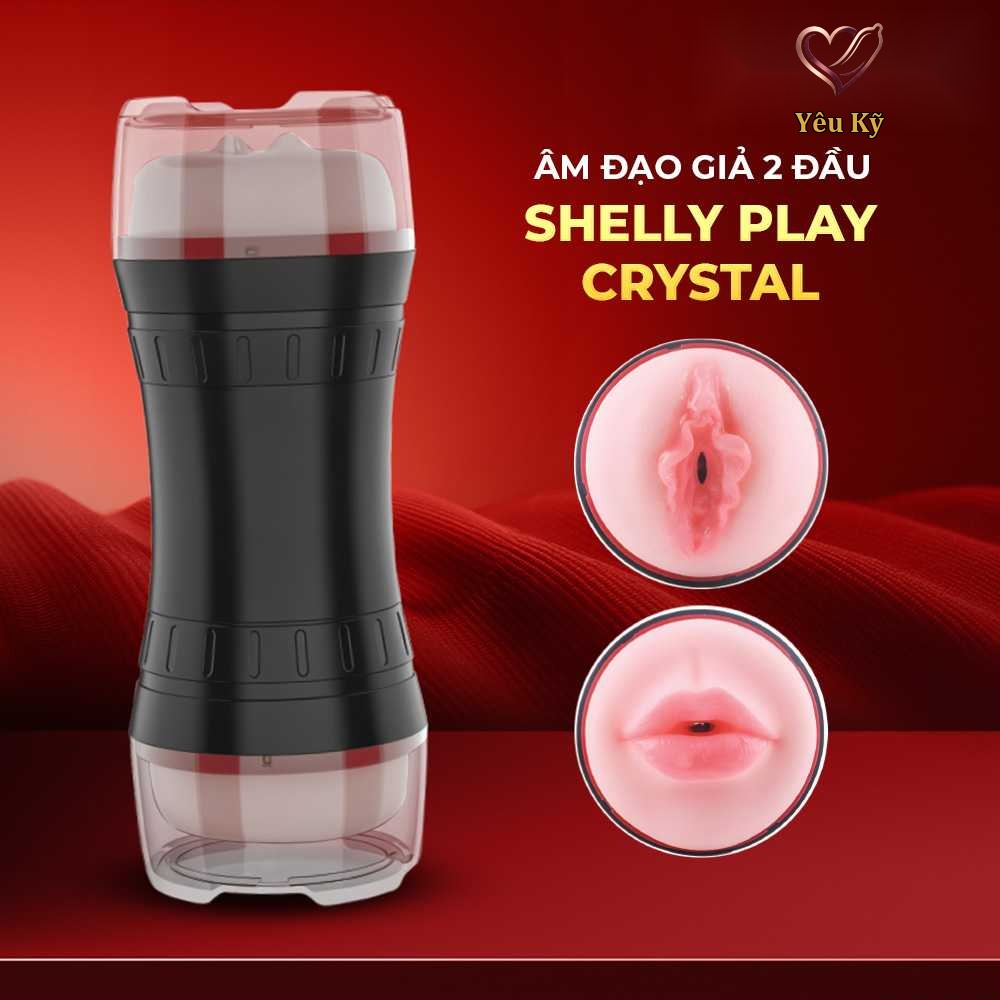 Âm đạo giả 2 đầu Shelly Play Crystal - Ảnh 3