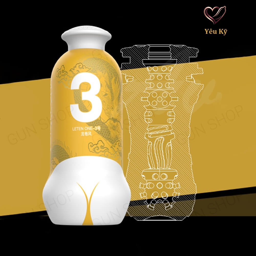 Âm đạo giả Leten One 3 Yellow - Ảnh 3