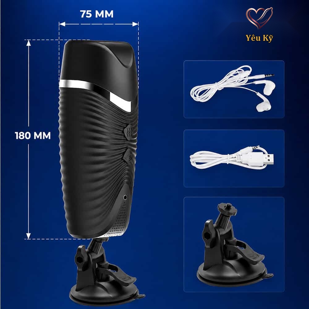 Âm đạo giả dính tường Jiuai R20 - Ảnh 2