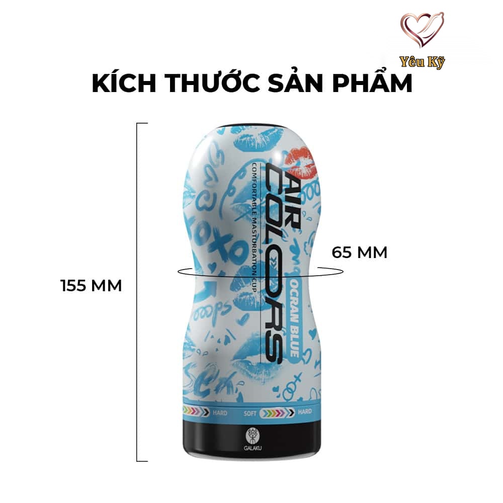 Âm đạo giả Galaku Air Color Ocran Blue - Ảnh 2