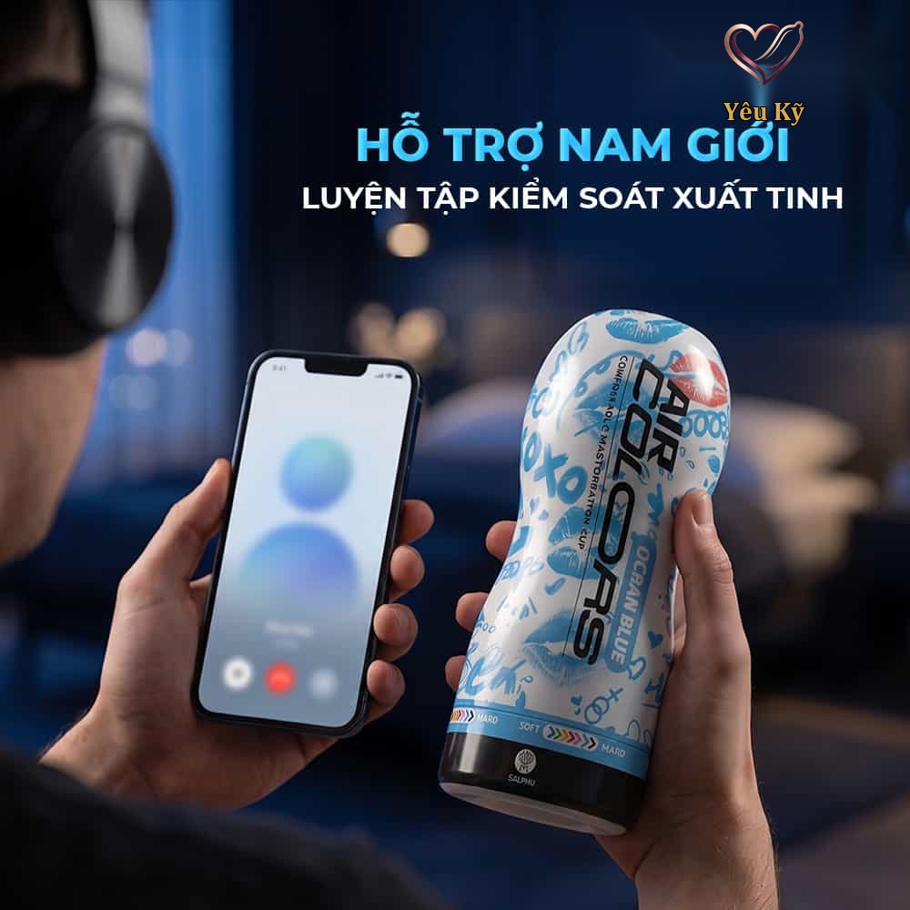 Âm đạo giả Galaku Air Color Ocran Blue - Ảnh 6