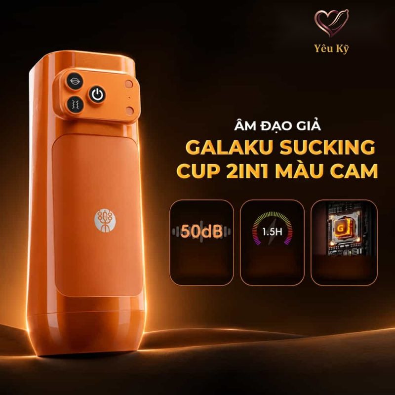 Âm đạo giả đa năng Galaku Sucking Cup 2in1