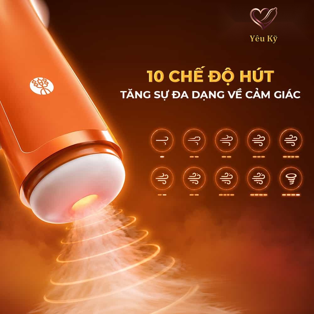 Âm đạo giả đa năng Galaku Sucking Cup 2in1 màu cam - Ảnh 7