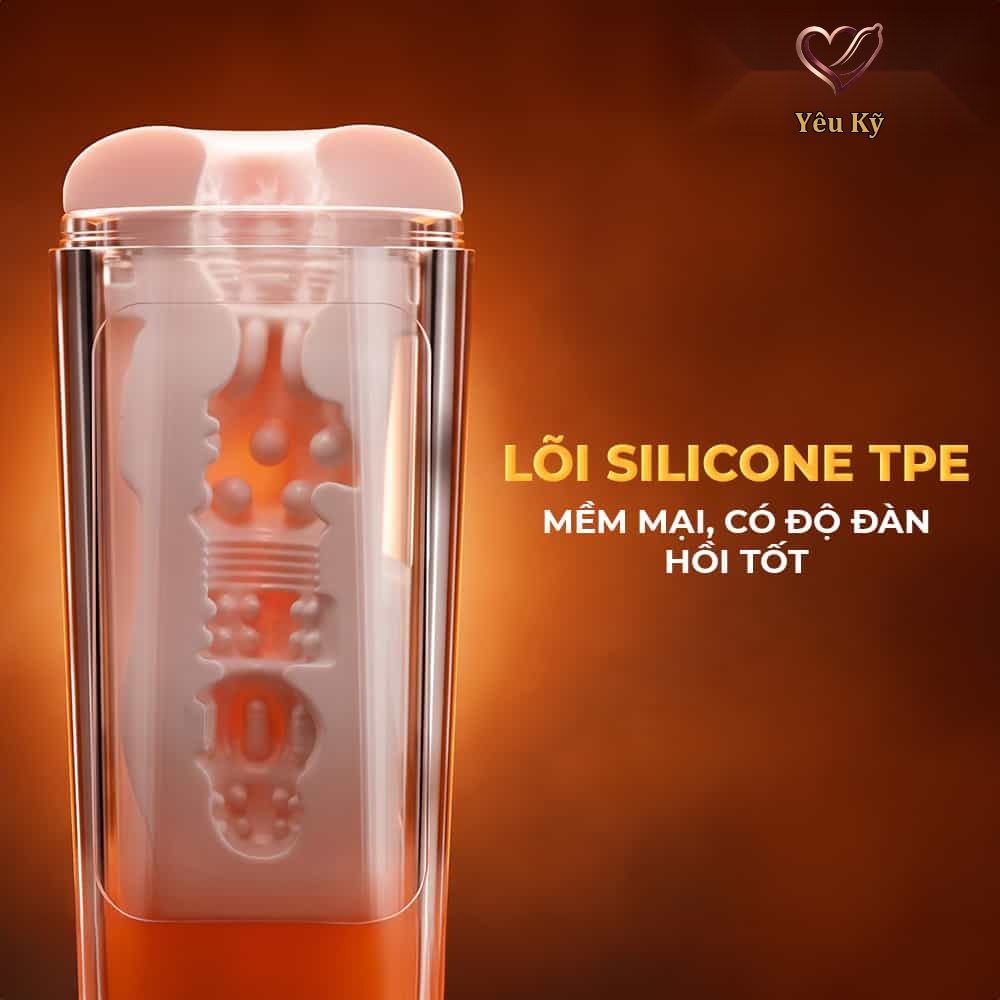 Âm đạo giả đa năng Galaku Sucking Cup 2in1 màu cam - Ảnh 8
