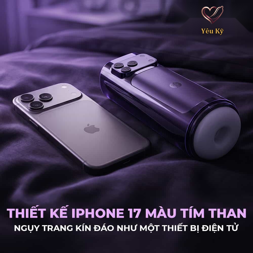 Âm đạo giả đa năng Galaku Sucking Cup 2in1 màu tím than - Ảnh 4