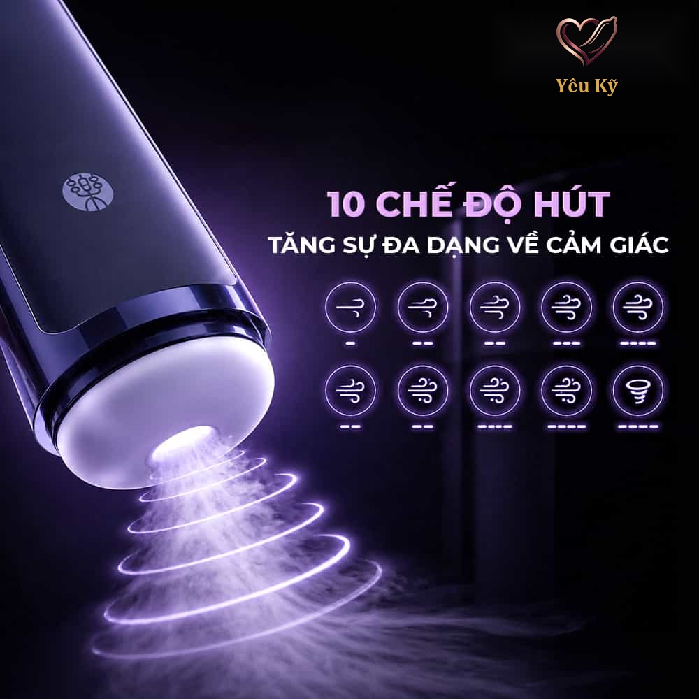 Âm đạo giả đa năng Galaku Sucking Cup 2in1 màu tím than - Ảnh 6