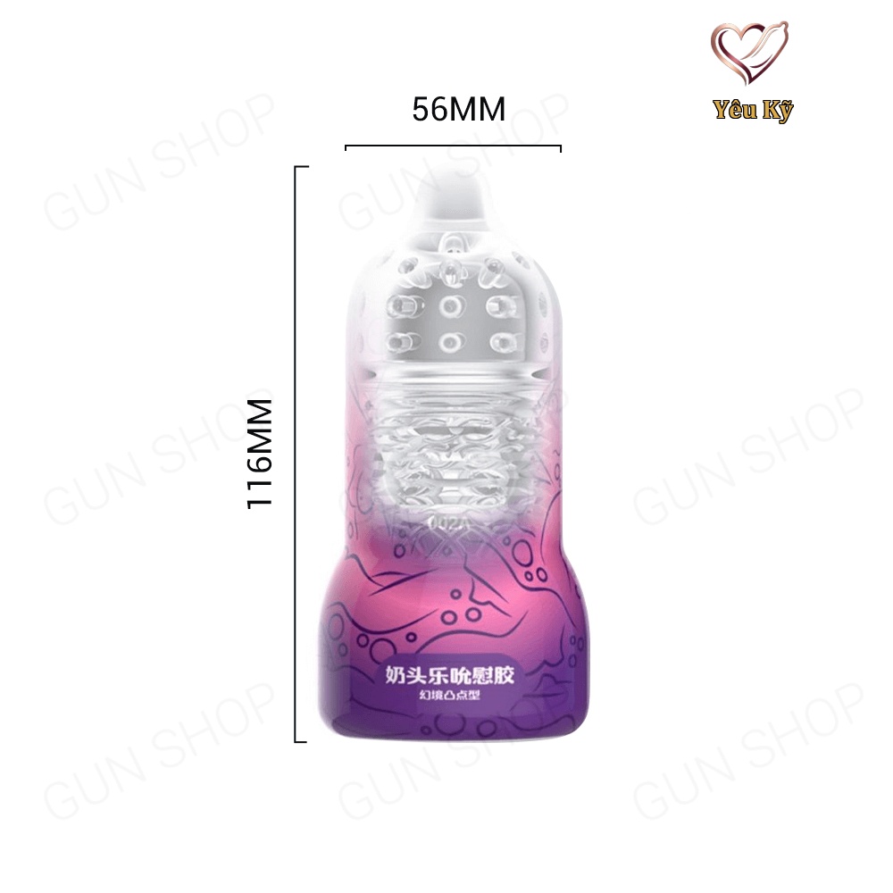 Âm đạo giả Leten Nipple Sucking Cup Purple - Ảnh 2