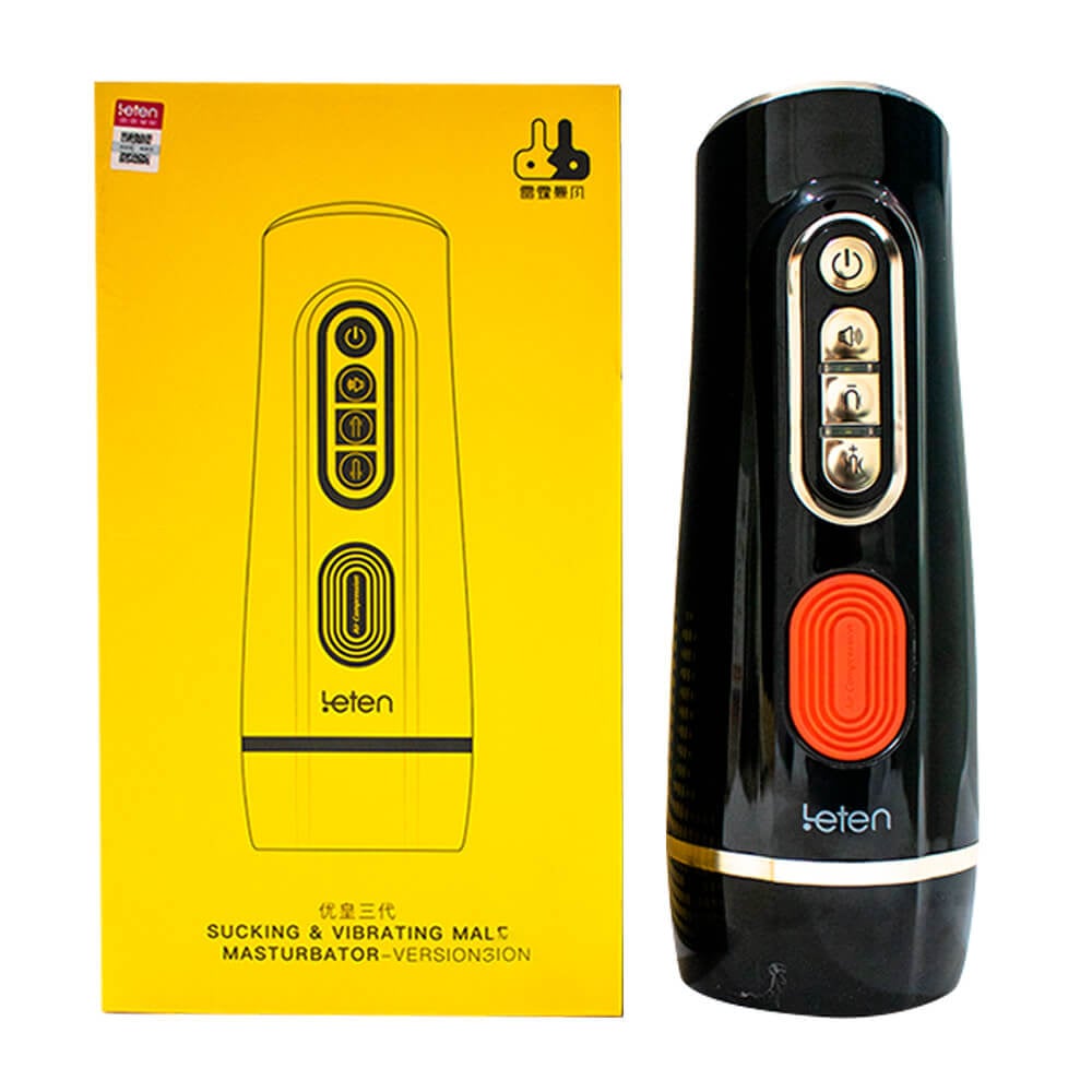Âm đạo giả đa năng Leten Sucking & Vibrating Male Masturbator V3