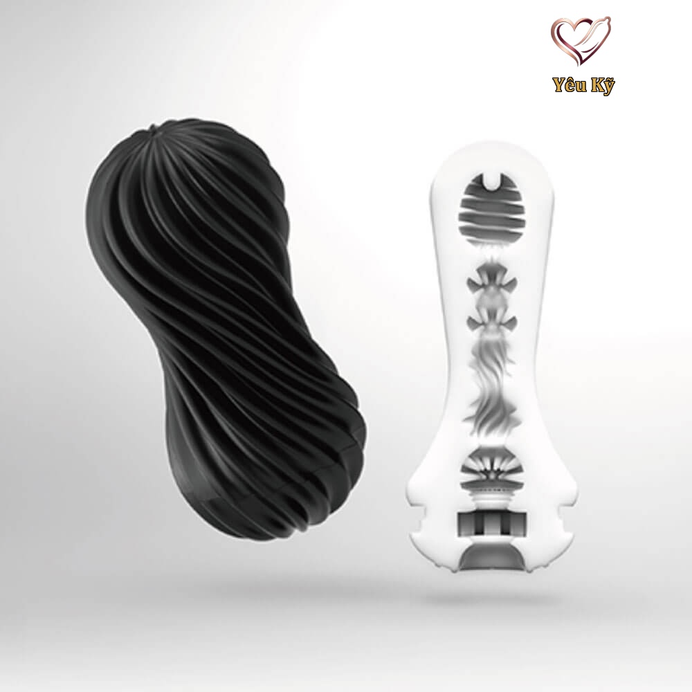 Âm đạo giả Tenga Moova Rocky Black - Ảnh 4