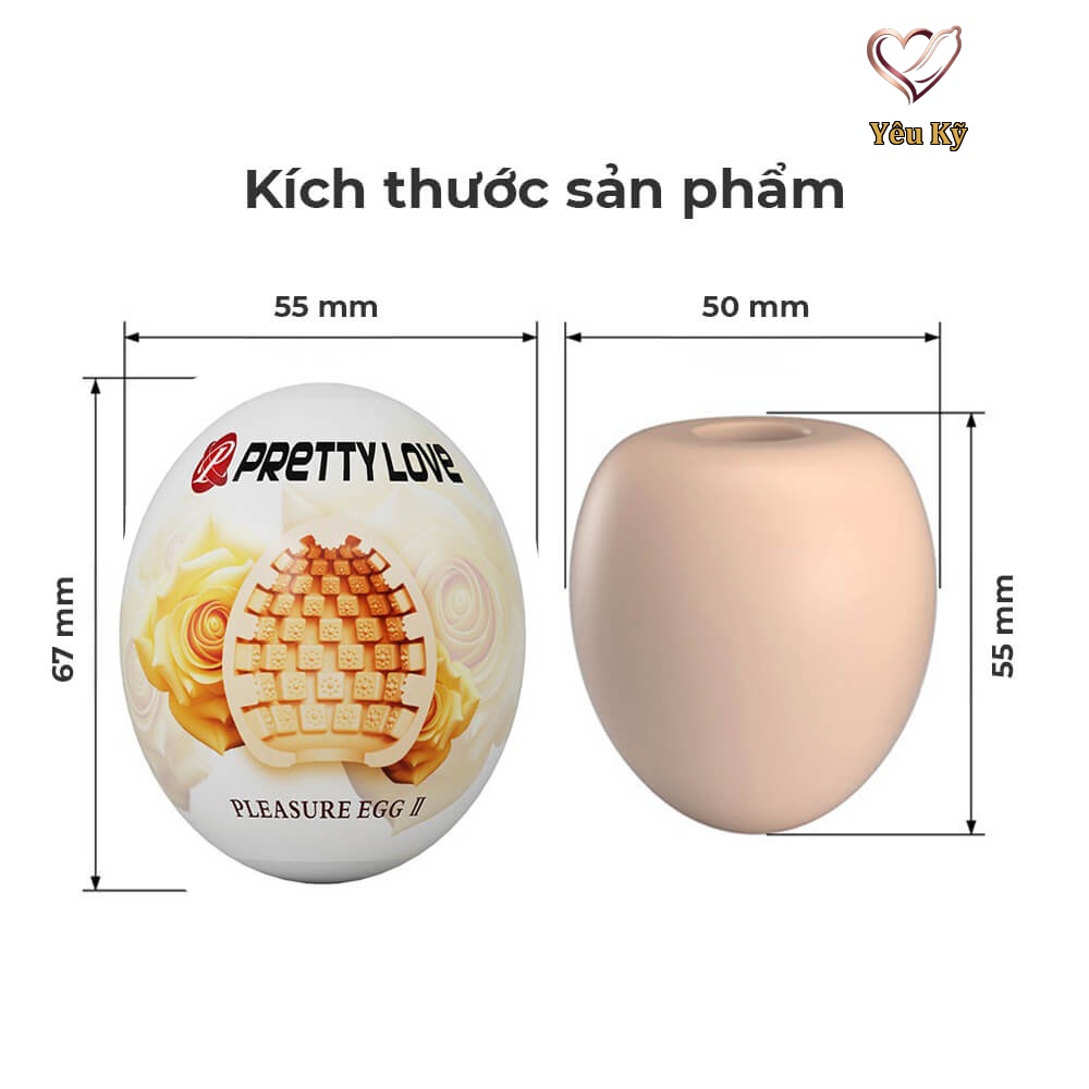 Âm đạo giả Pretty Love Pleasure Egg II - Ảnh 2