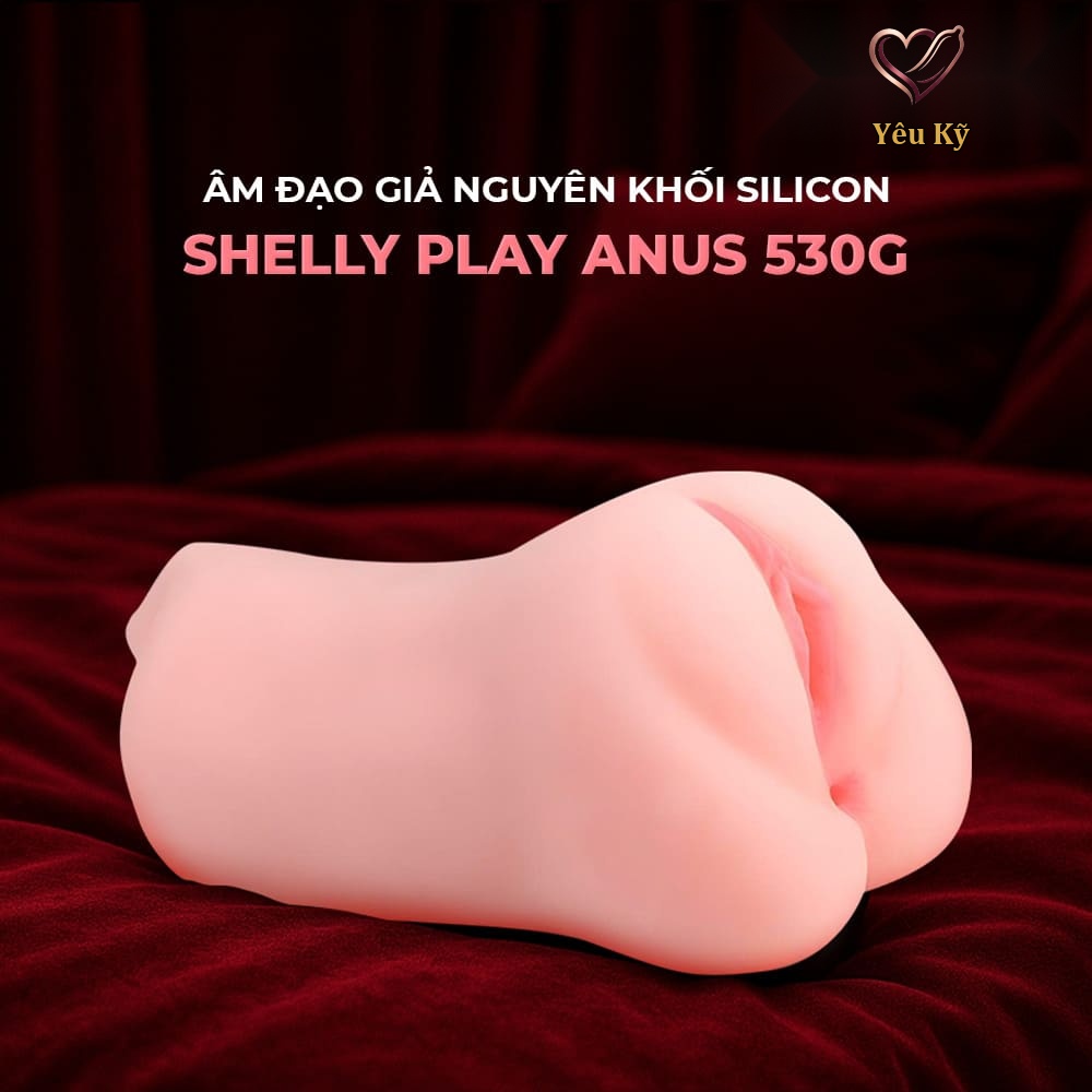 Âm đạo giả nguyên khối silicon Shelly Play Anus 530g - Ảnh 3