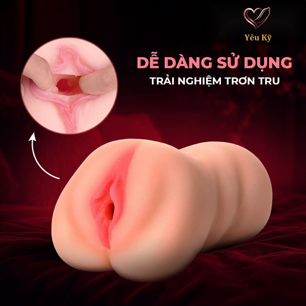 Âm đạo giả nguyên khối silicon Shelly Play Anus 530g - Ảnh 6