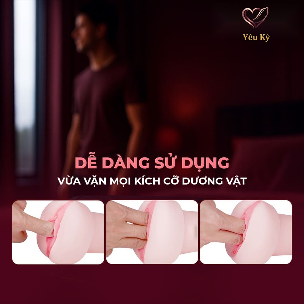 Âm đạo giả nguyên khối silicon Shelly Play Duce 390g - Ảnh 6