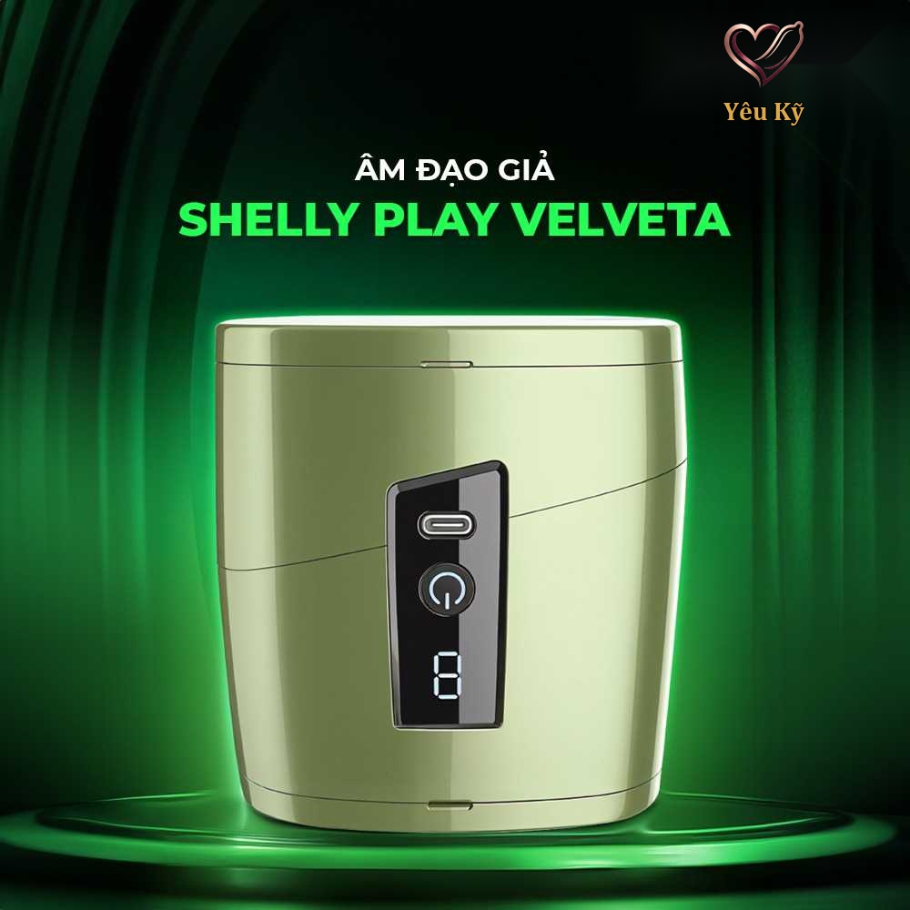 Âm đạo giả rung thụt tự động Shelly Play Velveta - Ảnh 3