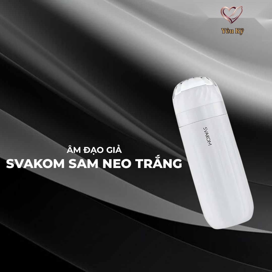 Âm đạo giả đa năng Svakom Sam Neo Trắng - Ảnh 3
