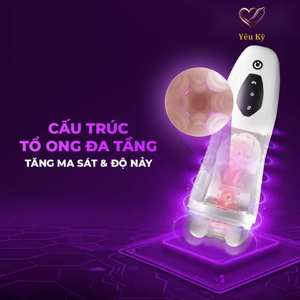 Âm đạo giả rung thụt tự động Yeain Tifforun Spaceship - Ảnh 4