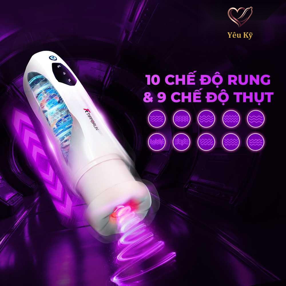 Âm đạo giả rung thụt tự động Yeain Tifforun Spaceship - Ảnh 5